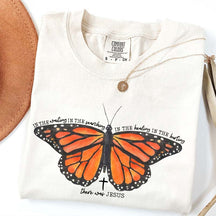 There Was Jesus Religious Butterfly T-Shirt
