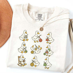Cute Goose Crocheting T-Shirt