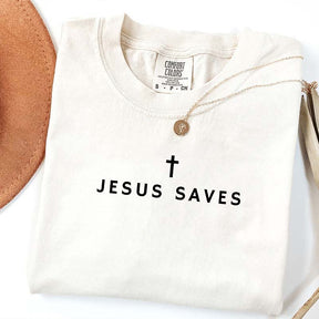 Minimalist Jesus Saves Cute T-Shirt