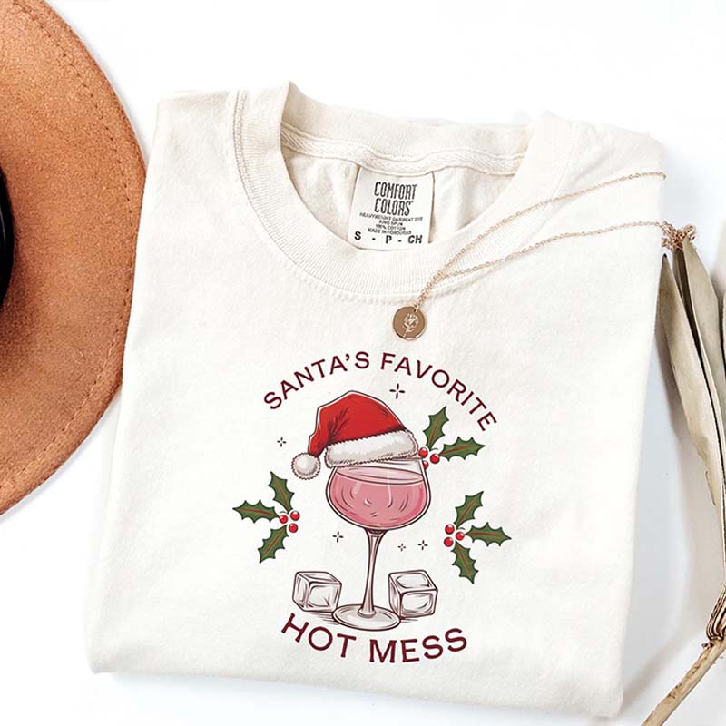Santa's Favorite Hot Mess T-Shirt