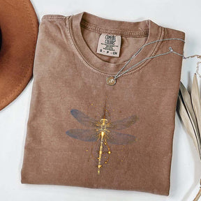 Bright Golden Dragonfly T-Shirt