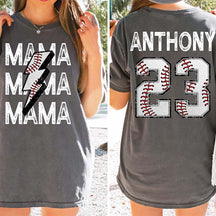 Custom Team Jersey Name & Number T-Shirt