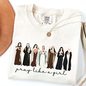 Custom Comfort Colors Catholic Saint T-Shirt