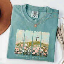 Retro Floral Cozy Religious T-Shirt