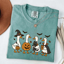 Halloween Ghost Pumpkin Bat Cat T-Shirt