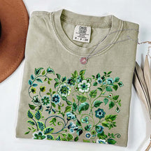 Pressed Flowers Comfort Colors T-Shirt