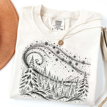 Vintage Winter Forest Comfort Colors T-Shirt