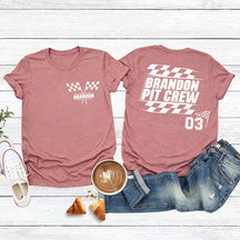 Custom Racing Name And Number T-Shirt