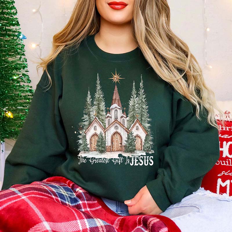The Greatest Gift is Jesus Sweatshirt