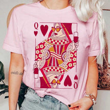 Retro Vintage Queen of Hearts T-Shirt
