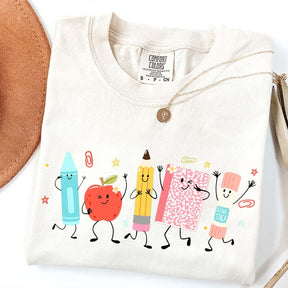 Cute School Supplies Comfort Colors T-Shirt