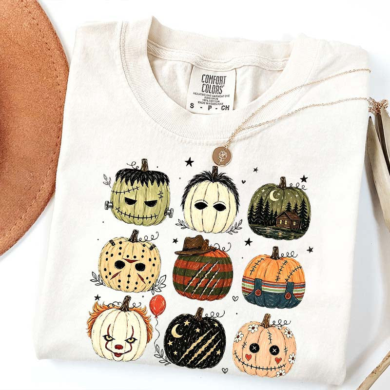 Horror Pumpkin Creepy Season T-Shirt