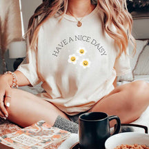 Have A Nice Daisy Happy Face T-Shirt
