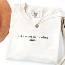I'd Rather Be Reading  Minimalist T-Shirt