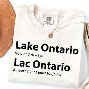 Custom Lake Ontario Now and Always T-Shirt