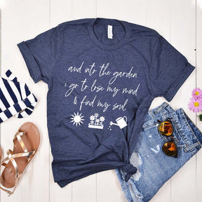 And Into The Garden I Go Botanical T-Shirt