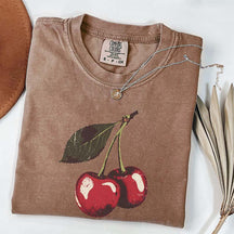 Vintage Cherry Summer Fruit T-Shirt