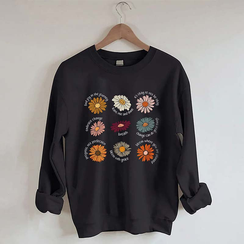 Flowers Bloom With Grace Sweatshirt