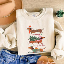 Dachshund Through the Snow Sweatshirt