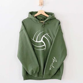 Personalized Volleyball Mom Name Hoodie