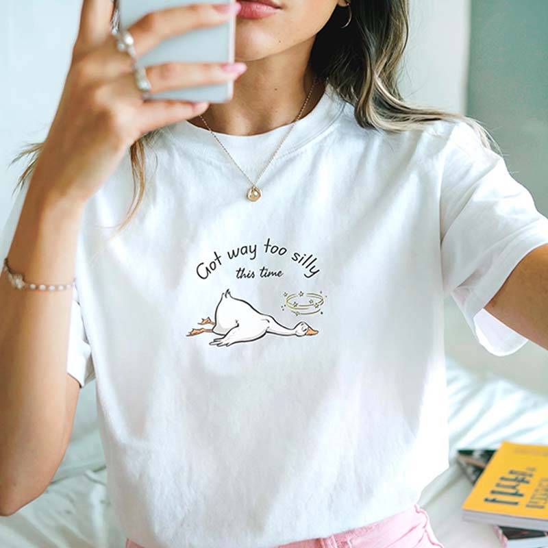 Got Way Too Silly This Time Funny Goose T-Shirt
