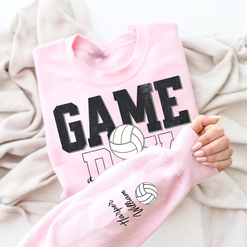Personalized Volleyball Mom Name Sweatshirt