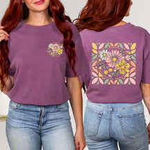 Spring Floral Graphic Lover T-Shirt