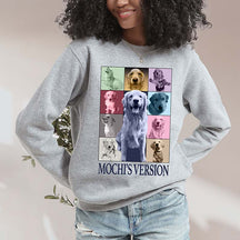 Custom Dog Concert Collage Sweatshirt