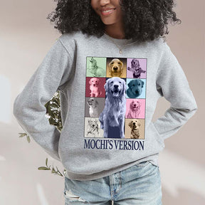 Custom Dog Concert Collage Sweatshirt