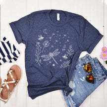 Bella Canvas Dragonfly Nature Retro T-Shirt