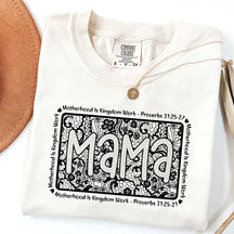 Motherhood Is Kingdom Work Religious Mama T-Shirt