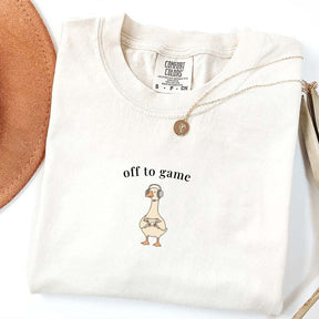 Off To Game Goose Mothers T-Shirt