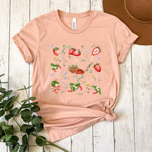 Strawberry Summer Fruit Foodie T-Shirt