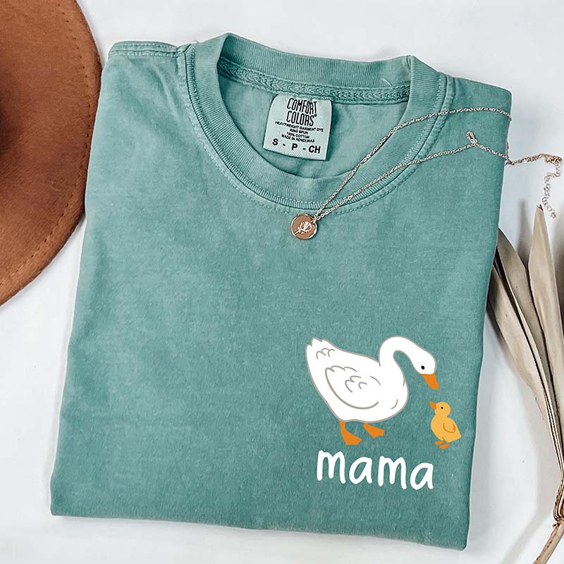 Comfort Colors Mama Duck With Ducklings T-Shirt