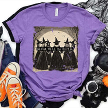 Vintage Girls Will Be Girls Witch Halloween T-Shirt