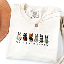Spooky Boston Terrier Halloween T-Shirt