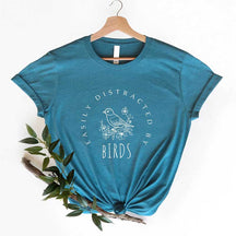 Easily Distracted by Birds Watching T-Shirt