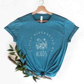 Easily Distracted by Birds Watching T-Shirt