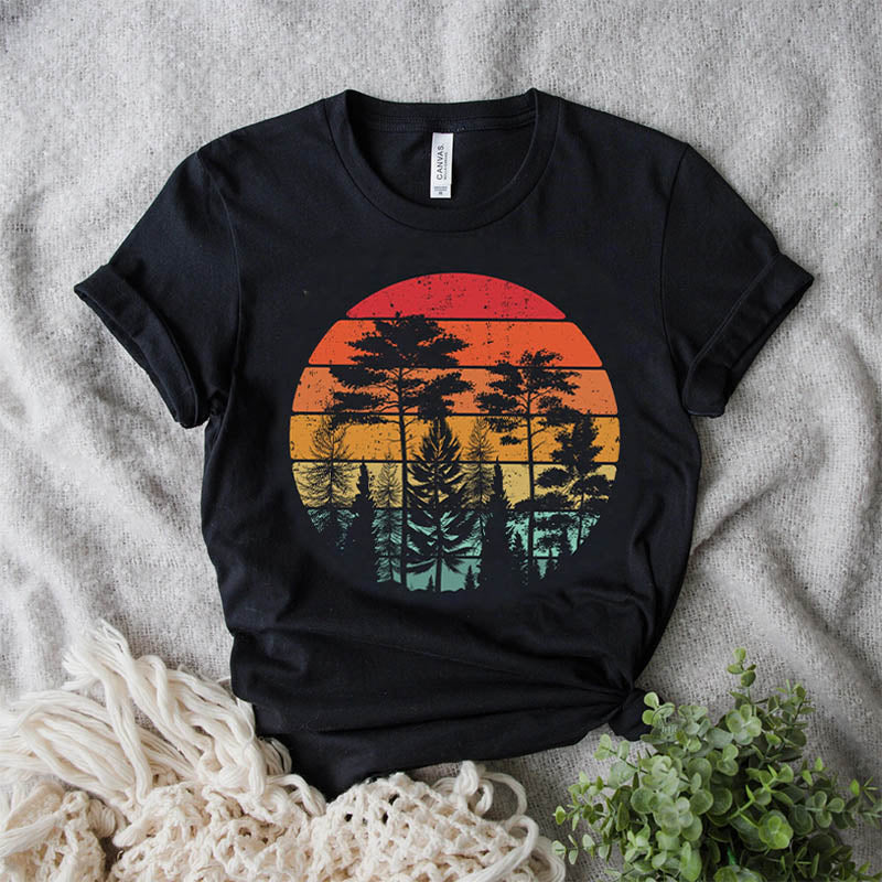 Outdoors Nature Silhouette T-Shirt