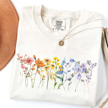 Wildflower LGBT Rainbow Floral T-Shirt