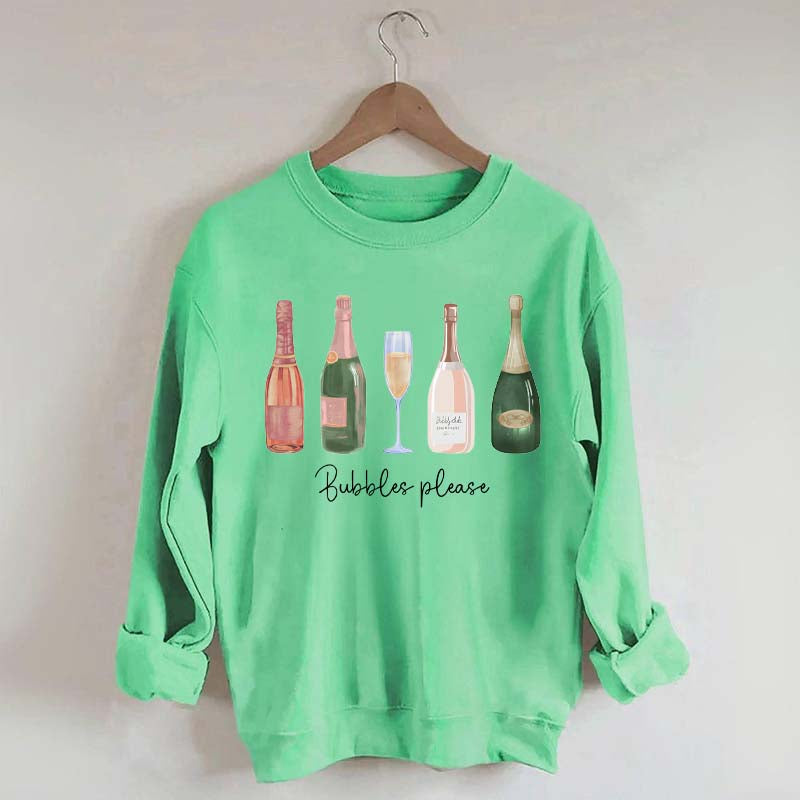 Bubble Please Champagne Sweatshirt