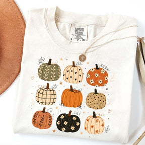 Boho Pumpkin Harvest Season Halloween T-Shirt