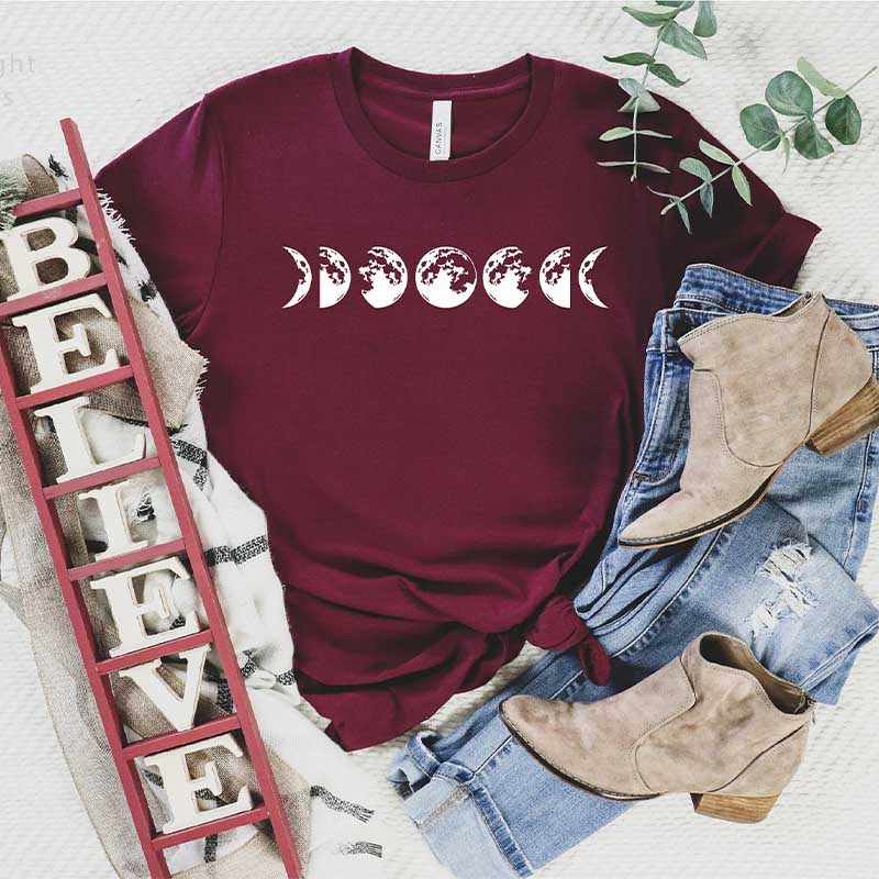 Moon Eclipse Phase Space Lover T-Shirt