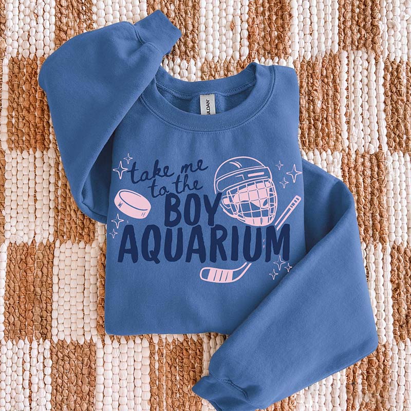 Take Me to the Boy Aquarium Hockey Sweatshirt
