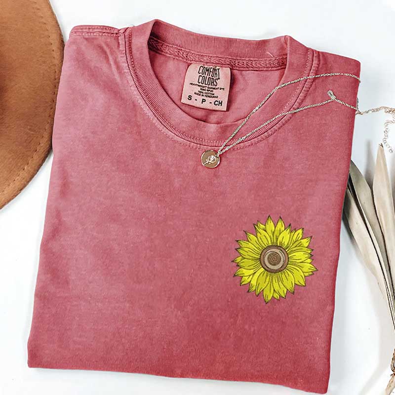 Comfort Colors Sunflowers Cottagecore T-Shirt