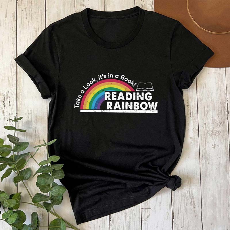 Reading Rainbow Teacher Appreciation T-Shirt