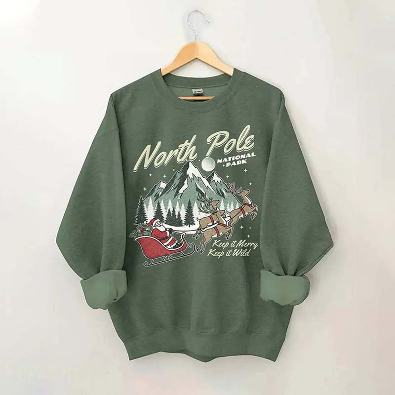 North Pole National Park Christmas Sweatshirt