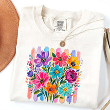 Comfort Colors Daisy Brushstroke Floral T-Shirt