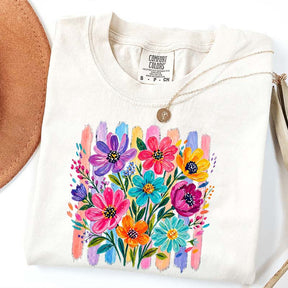 Comfort Colors Daisy Brushstroke Floral T-Shirt