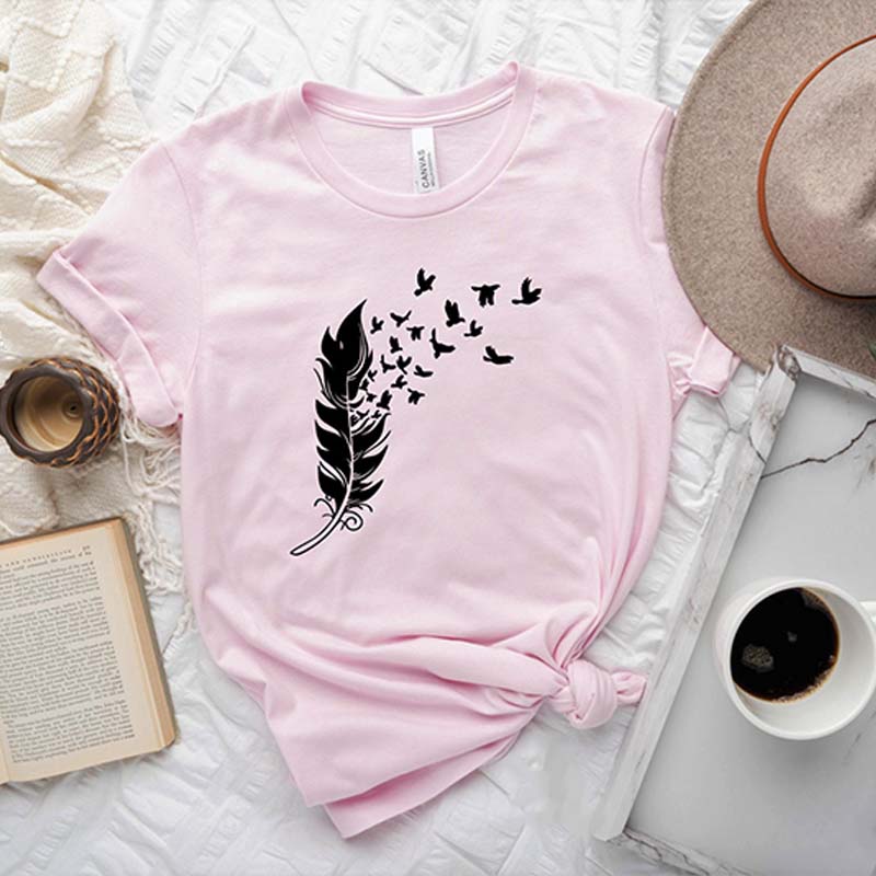 Feather Birds Lovers T-Shirt